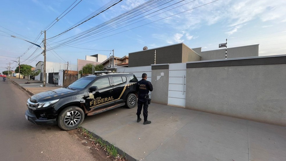 Foram cumpridos 8 mandados de busca em Pontes e Lacerda (MT) — Foto: Polícia Federal