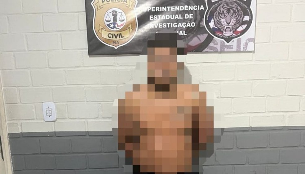 Homem é preso após assaltar instituição financeira usando farda da Polícia Militar — Foto: Divulgação/ PC-MA