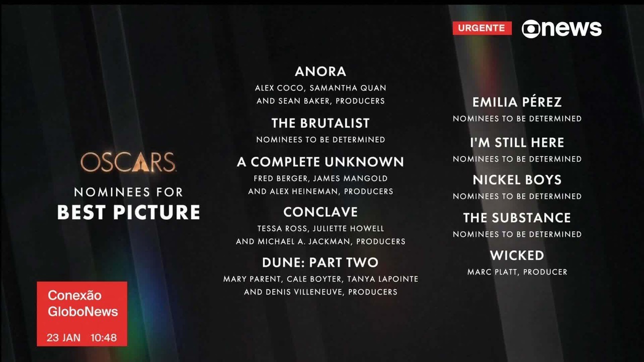 Oscar 2025: onde assistir aos indicados na categoria de Melhor Filme? | G1
