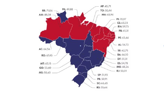 MAPAS: veja a geografia do voto que levou Flávio e Lula ao 2º turno