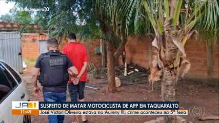 Suspeito de matar motociclista de App é preso no Jardim Aureny III, em Palmas
