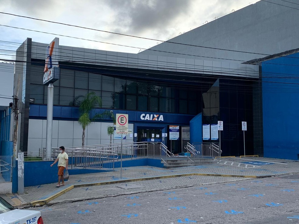 Agência da Caixa Econômica Federal do Alecrim, na Zona Leste de Natal (Arquivo) — Foto: Anna Alyne Cunha/InterTV Cabugi