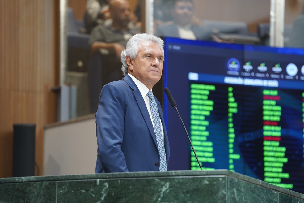 Ronaldo Caiado, governador de Goiás — Foto: Hellenn Reis/Alego