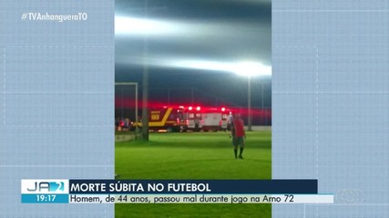 Homem de 44 anos passa mal e morre durante jogo de futebol em Palmas