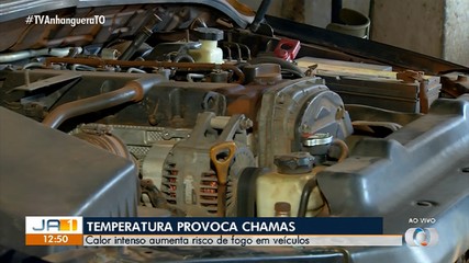 Calor intenso aumenta risco de incêndios em veículos