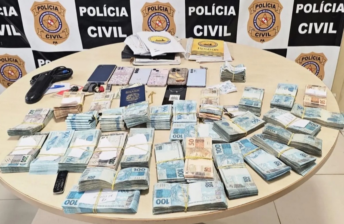 ‘Queima de arquivo’ e quase R$ 300 mil escondidos em parede: operação contra tráfico internacional prende grupo no Pará
