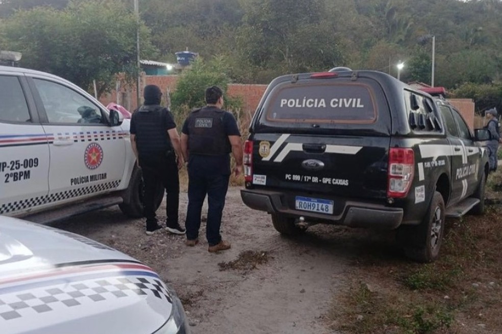 Preso suspeito de atirar contra companheira no MA — Foto: Divulgação/Polícia Civil do Maranhão