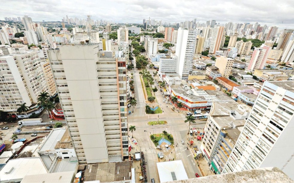 Centro de Goiânia — Foto: Diomício Gomes/O Popular