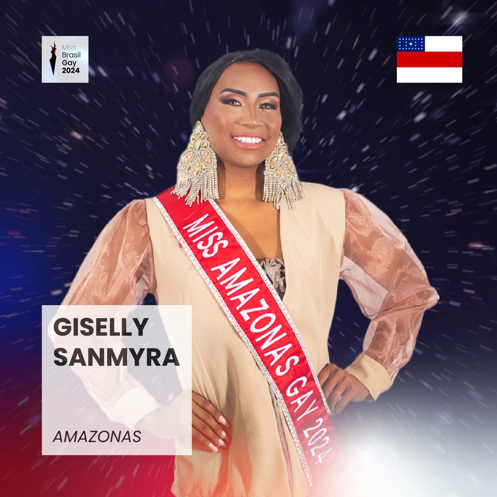 Giselly Sanmyra, do Amazonas — Foto: Miss Brasil Gay/Divulgação