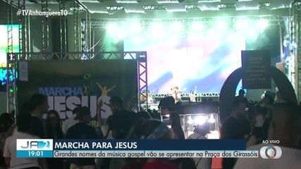Marcha para Jesus termina com apresentações de nomes nacionais da música gospel em Palmas