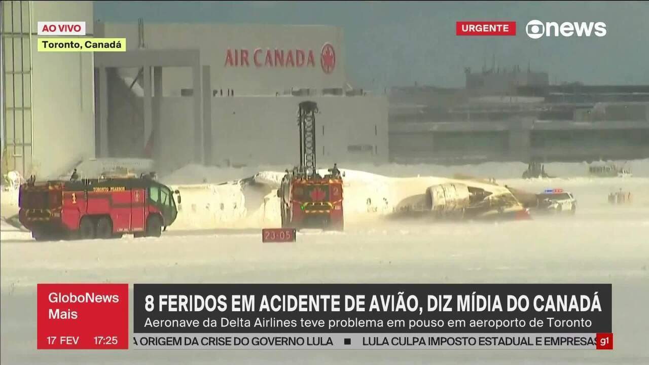 Acidente em Toronto: conheça o modelo do avião que capotou durante pouso
