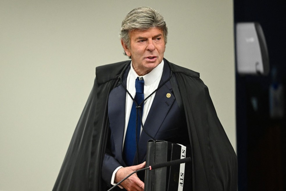 O ministro Luiz Fux, do STF — Foto: Evaristo Sa / AFP