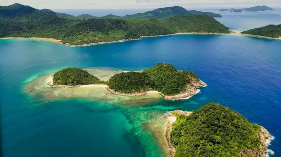As Ilhas Andaman e Nicobar ficam na costa leste da Índia. — Foto: Getty Images via BBC