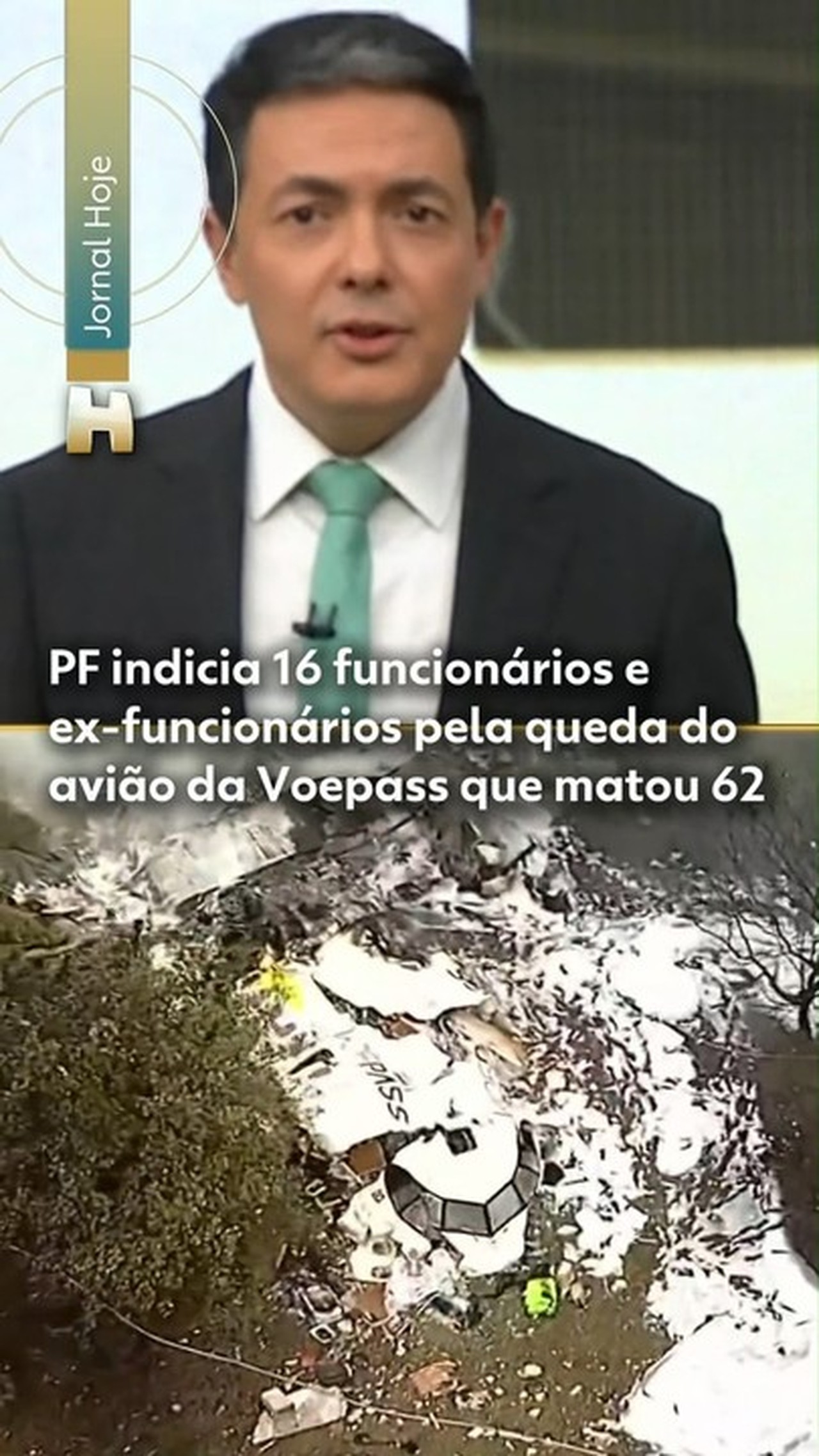 O que diz a Voepass após Polícia Federal indiciar funcionários por queda de voo que matou 62 pessoas em SP