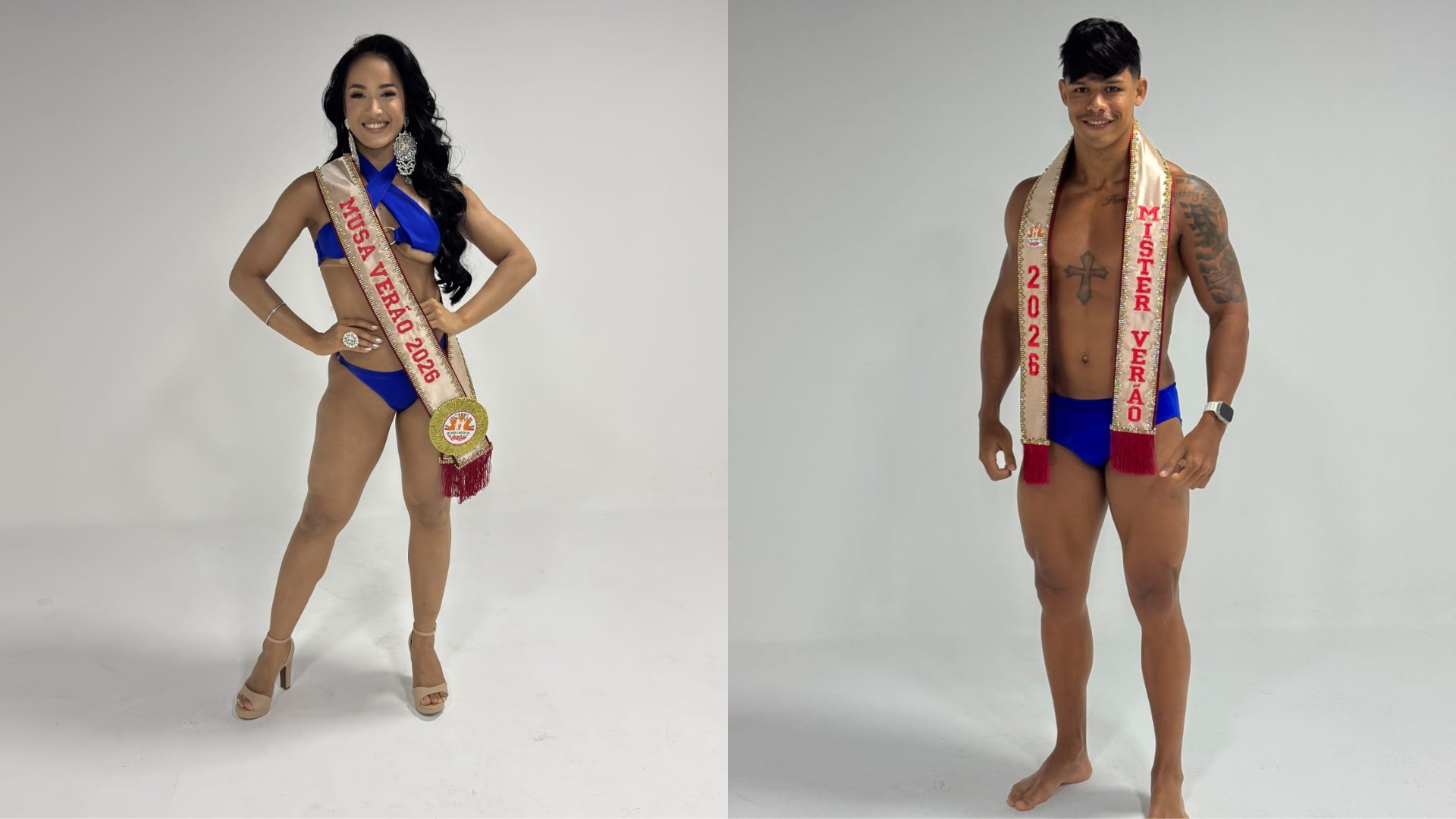 Yala Vasconcelos e Talison Costa são os vencedores do Musa e Mister Verão 2026 em Macapá