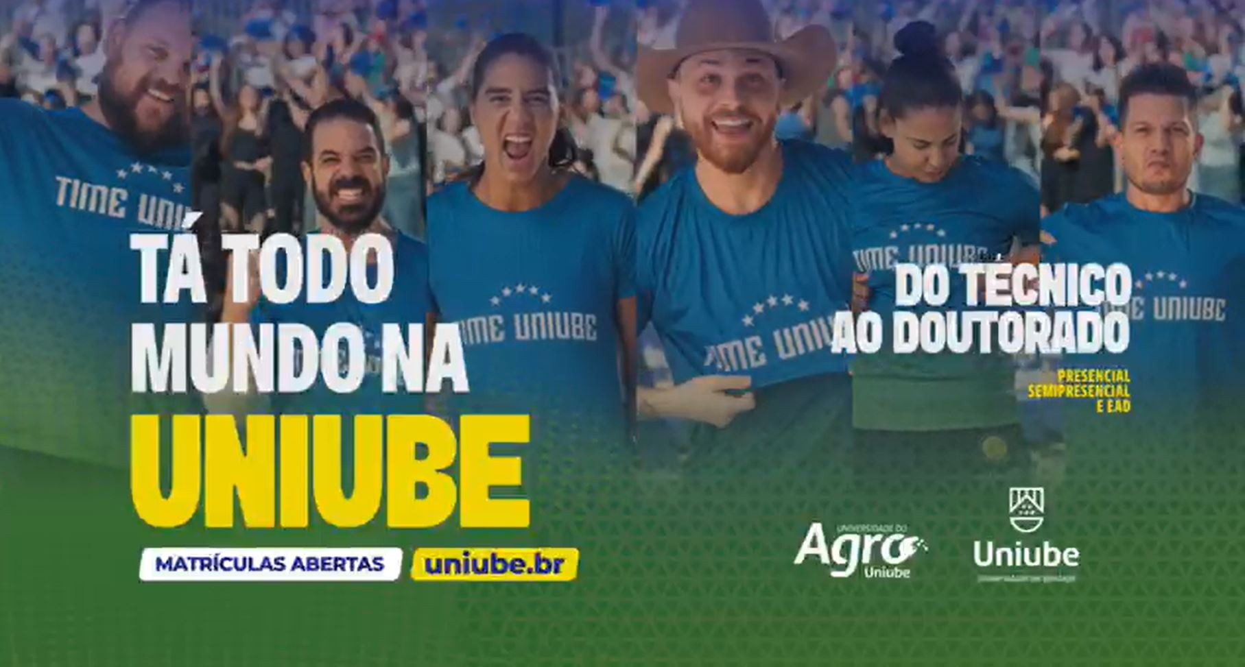Time Uniube: nova campanha apresenta Gustavo Tubarão como novo garoto propaganda