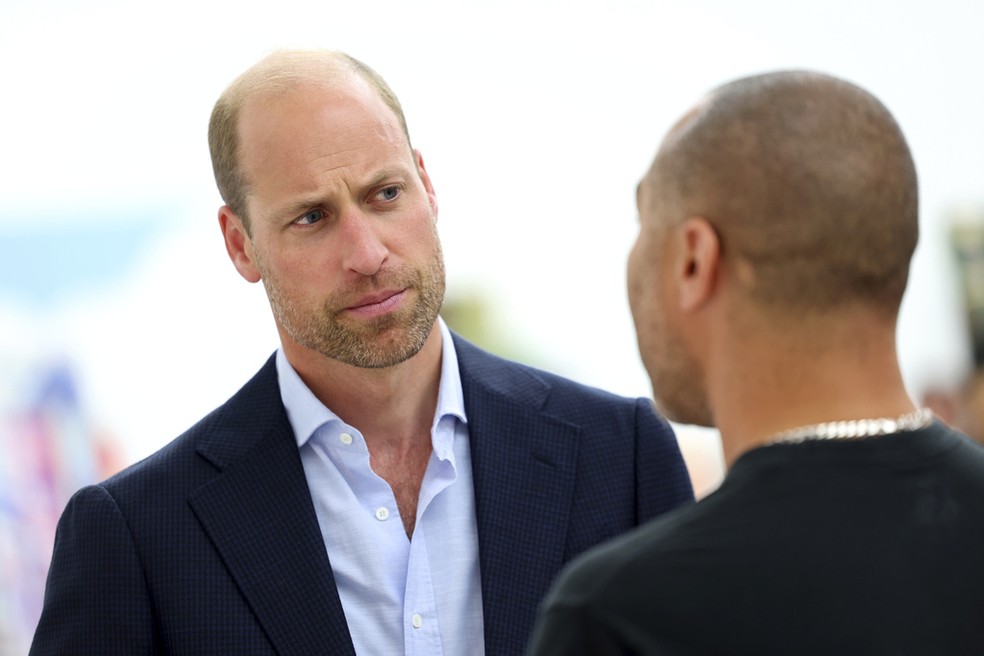 O príncipe William durante evento em Londres, em 5 de setembro de 2024 — Foto: Chris Jackson/Pool Photo via AP