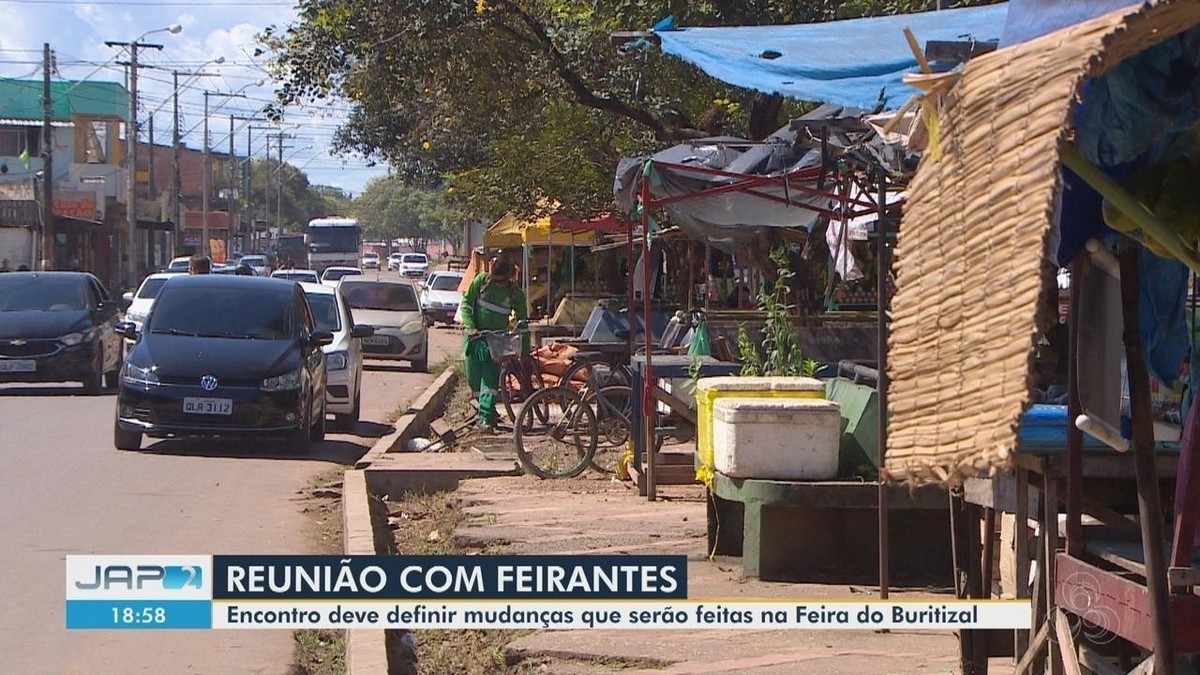 Feira improvisada em canteiro central gera impasse; prefeitura