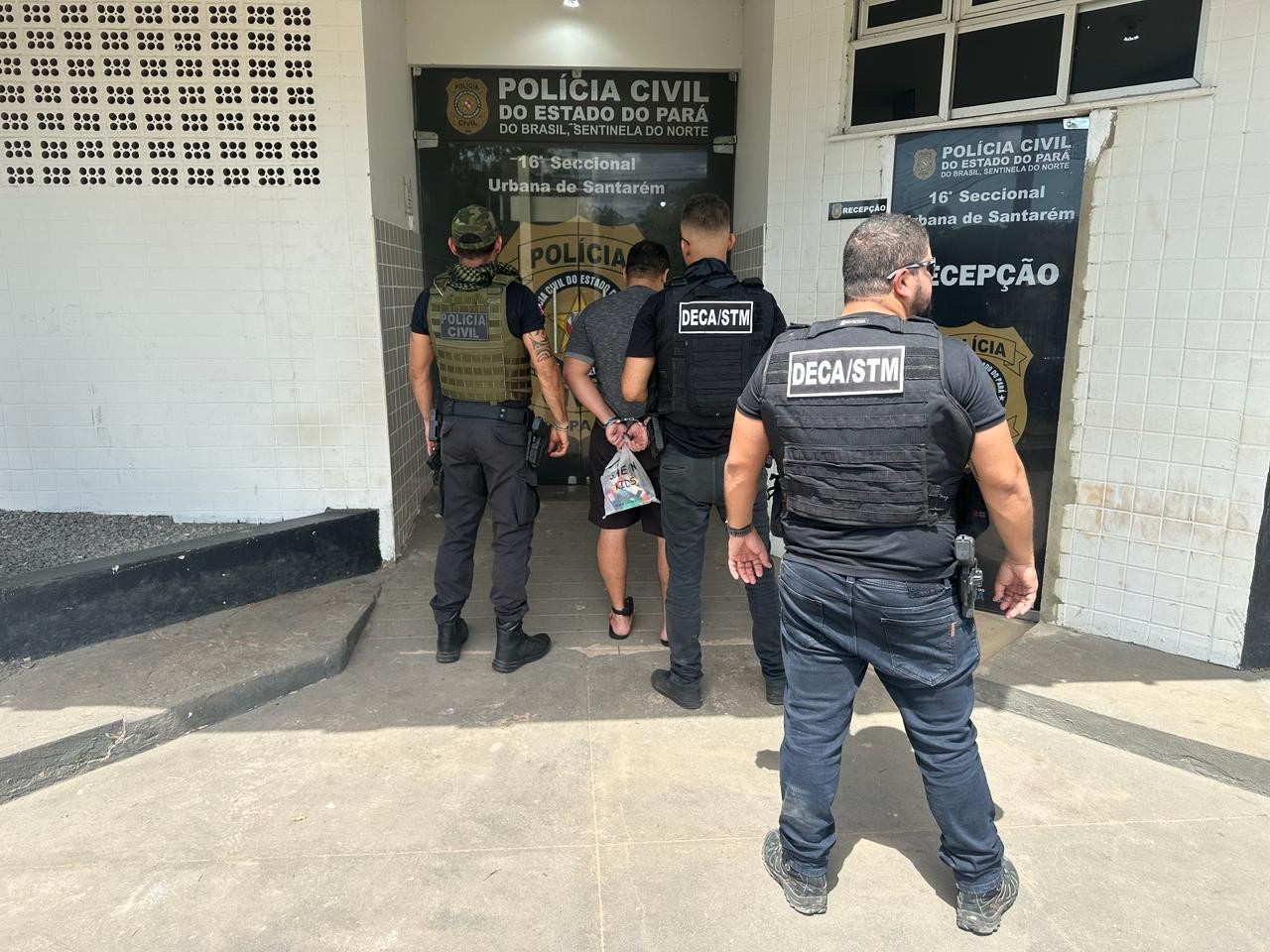 PC de Santarém cumpre mandado de prisão contra líder de facção criminosa acusado de homicídio no Amapá