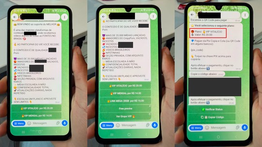 Criminosos vendem vídeos de abuso sexual infantil por R$ 10 no Telegram