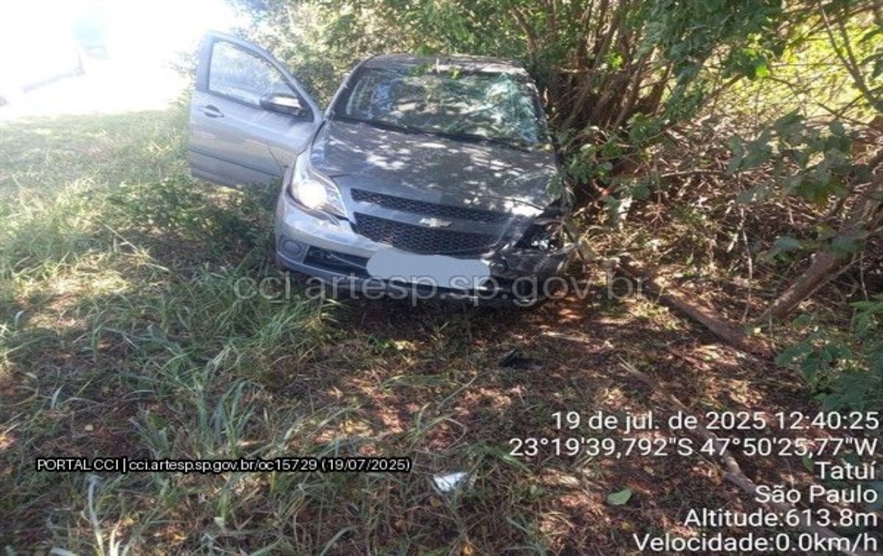 Batida entre dois veículos deixa uma pessoa morta na rodovia SP-127 em Tatuí