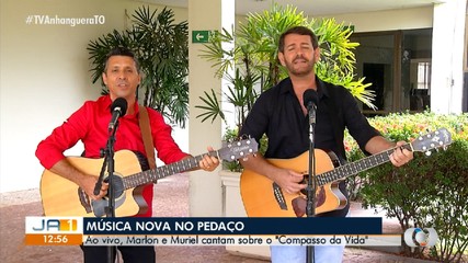 Ao vivo: sertanejos Marlon e Muriel cantam música nova no JA1