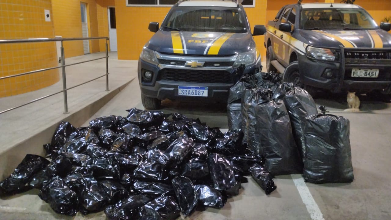 Mais de 100 quilos de maconha são apreendidos em caminhonete na Bahia