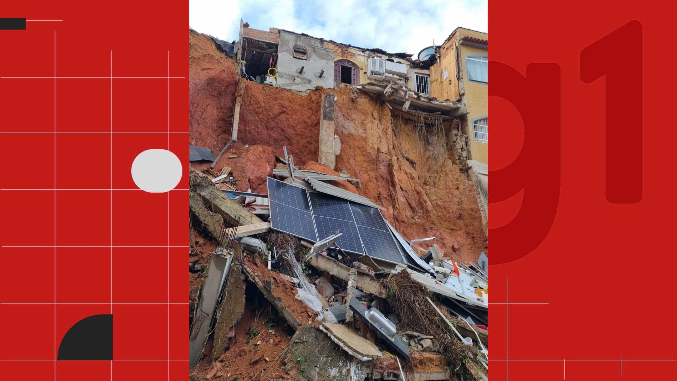 Parte de casa desaba e mais dois imóveis são interditados em Cariacica