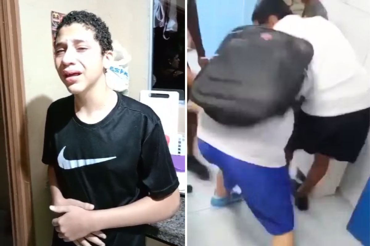 Vídeo mostra menino que morreu após ser agredido em escola chorando em casa: 'quando respiro, dói'