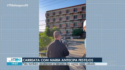 Carreata com Maria dá início aos festejos em Palmas