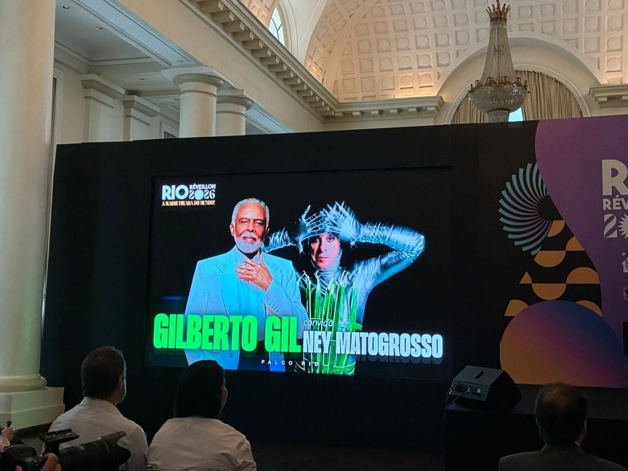 Réveillon do Rio terá shows de Gilberto Gil, Ney Matogrosso, Alok, João Gomes, Belo, Iza, Diogo Nogueira e Alcione