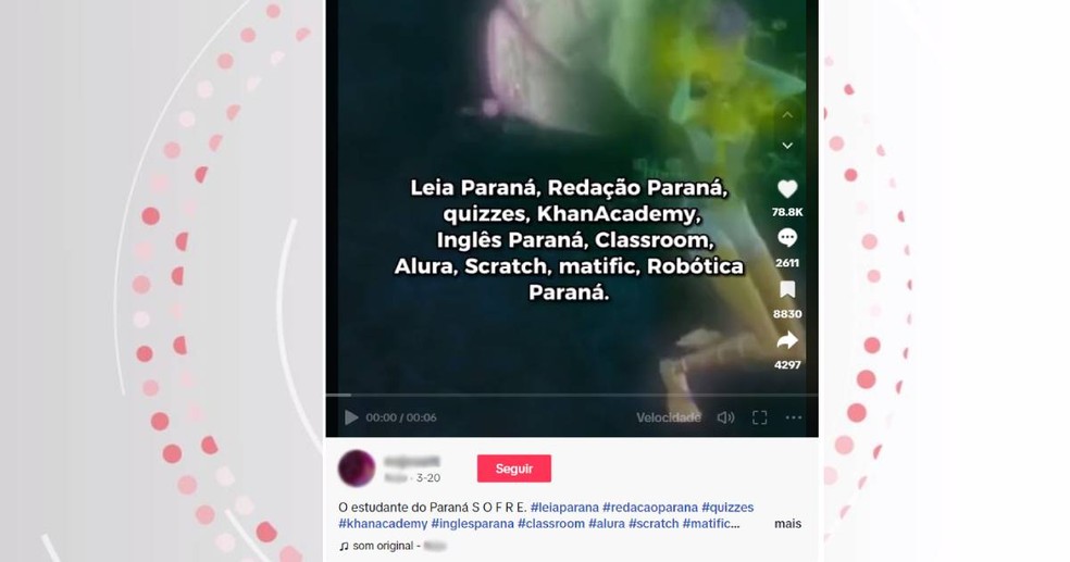 Aluna publicou crítica aos aplicativos do governo no TikTok e viralizou — Foto: Redes sociais