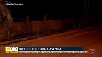 Moradores cobram melhorias em asfalto e segurança no trânsito em Palmas