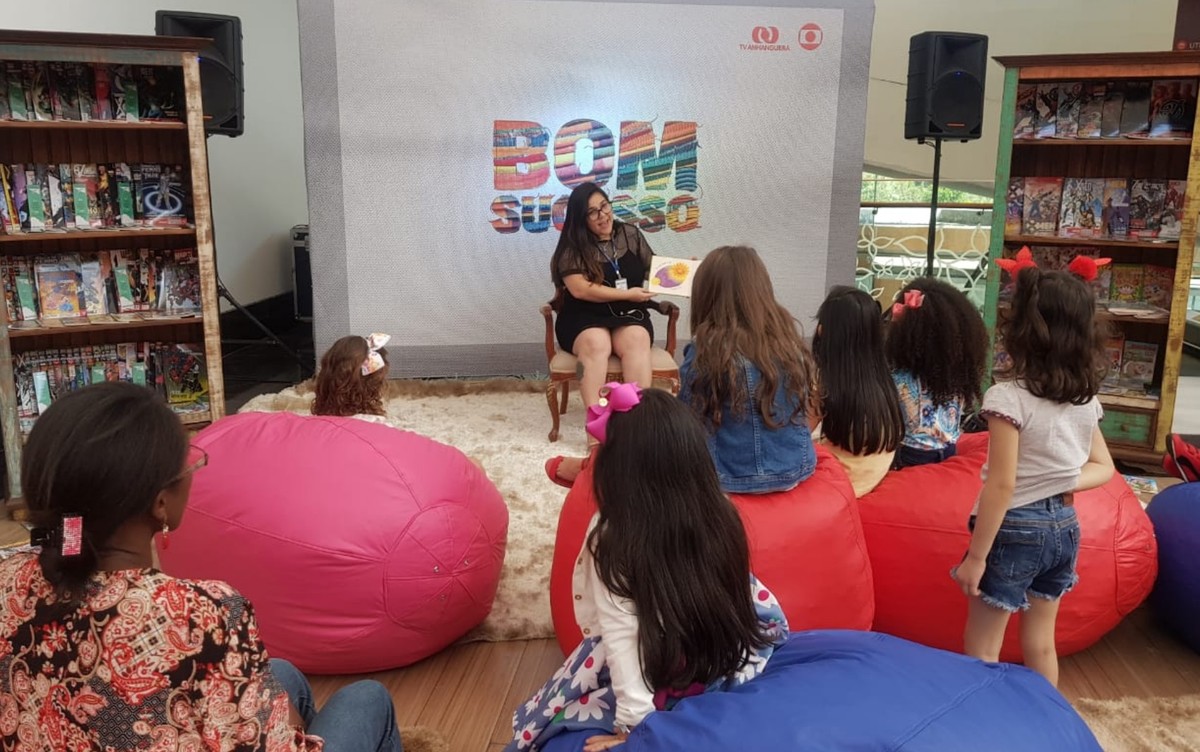 TV Anhanguera promove cantinho da leitura para público, em Goiânia ...