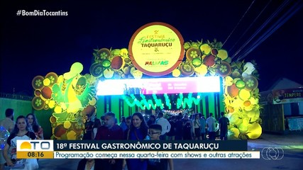Programação do Festival Gastronômico de Taquaruçu começa nesta quarta-feira (3)