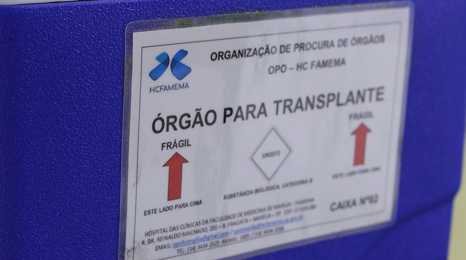 Doação de pulmão é feita pela primeira vez em Presidente Prudente no ano de 2025