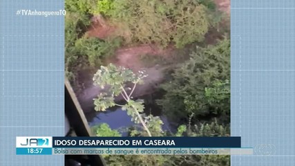 Bombeiros encontram bolsa com sangue em Caseara; buscas continuam por idoso desaparecido