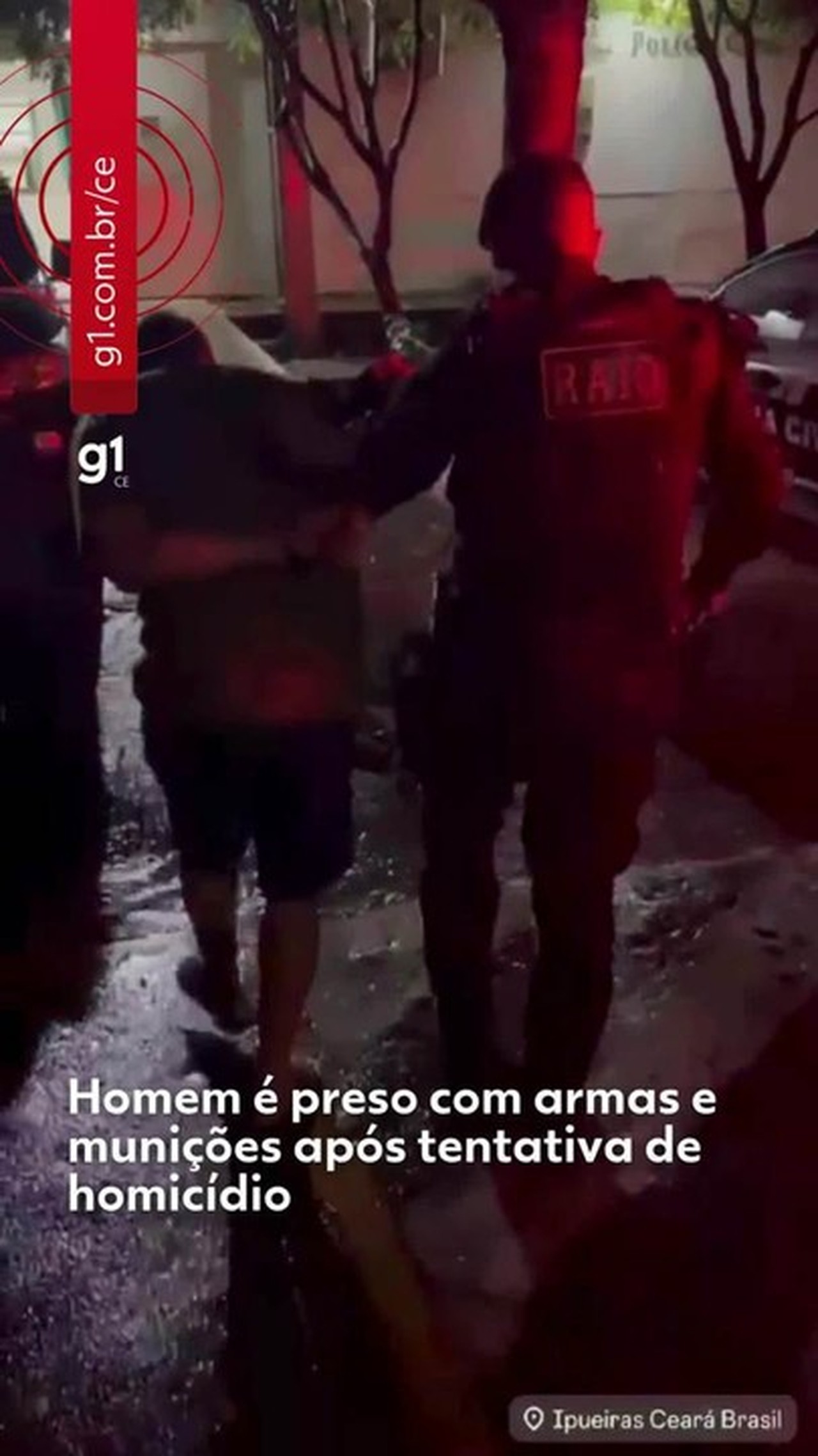 Homem é preso com armas e munições após tentativa de homicídio 