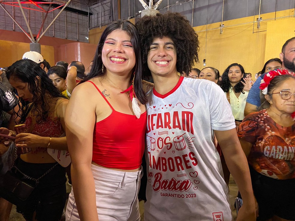 Casal curte Carnaboi 2024 — Foto: g1 AM