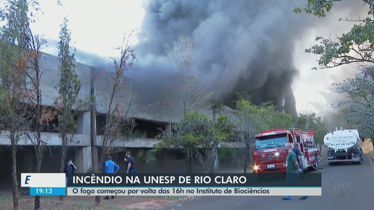 Incêndio atinge laboratório do Instituto de Biociências da Unesp de Rio  Claro