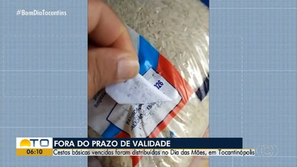 Prefeitura apura cestas básicas com arroz vencido distribuídas em festa do Dia das Mães