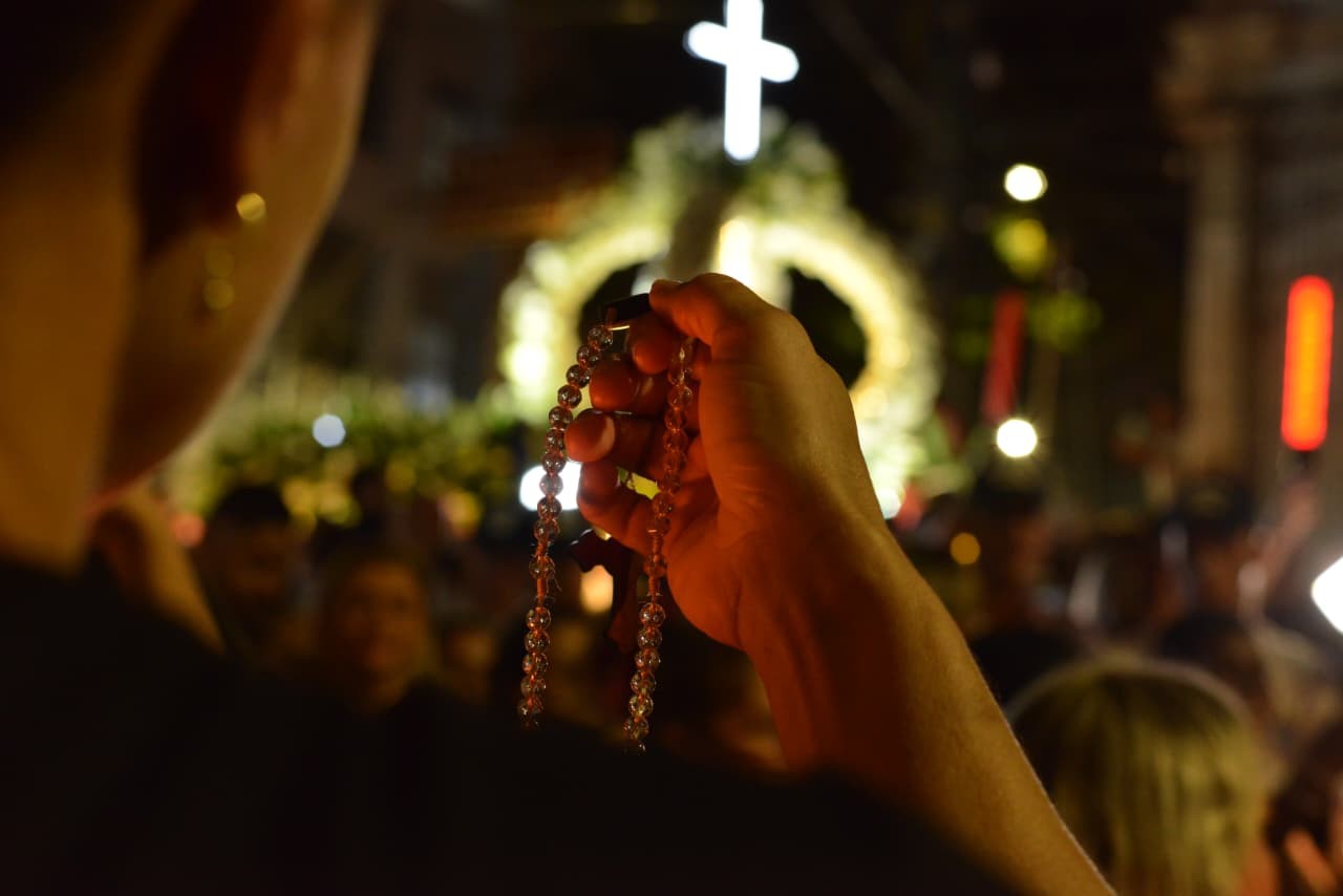 Romaria dos Homens atrai 1,2 milhão de fiéis durante Festa da Penha 2026, no Espírito Santo — Foto: Comunicação Festa da Penha 2026
