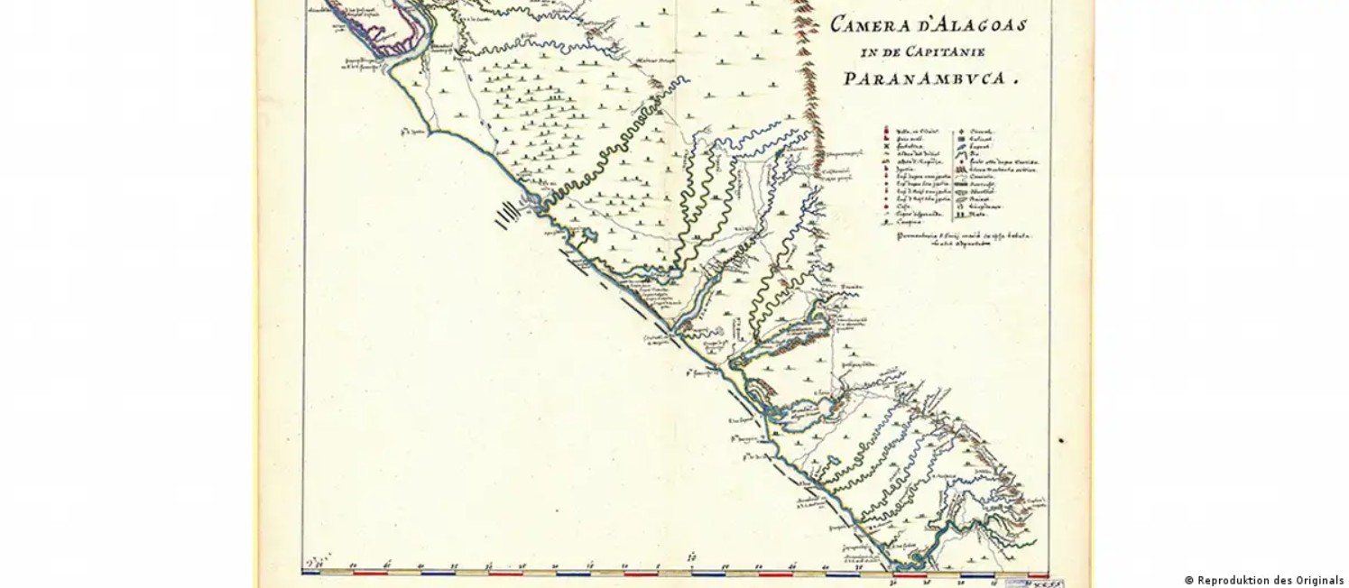 Mapa inédito indica locais dos primeiros quilombos nos Palmares