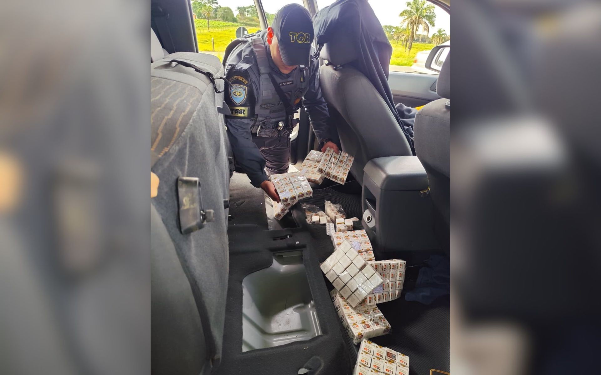 Homem é preso por transportar cerca de R$ 1 milhão em medicamentos para emagrecer contrabandeados do Paraguai em rodovia 
