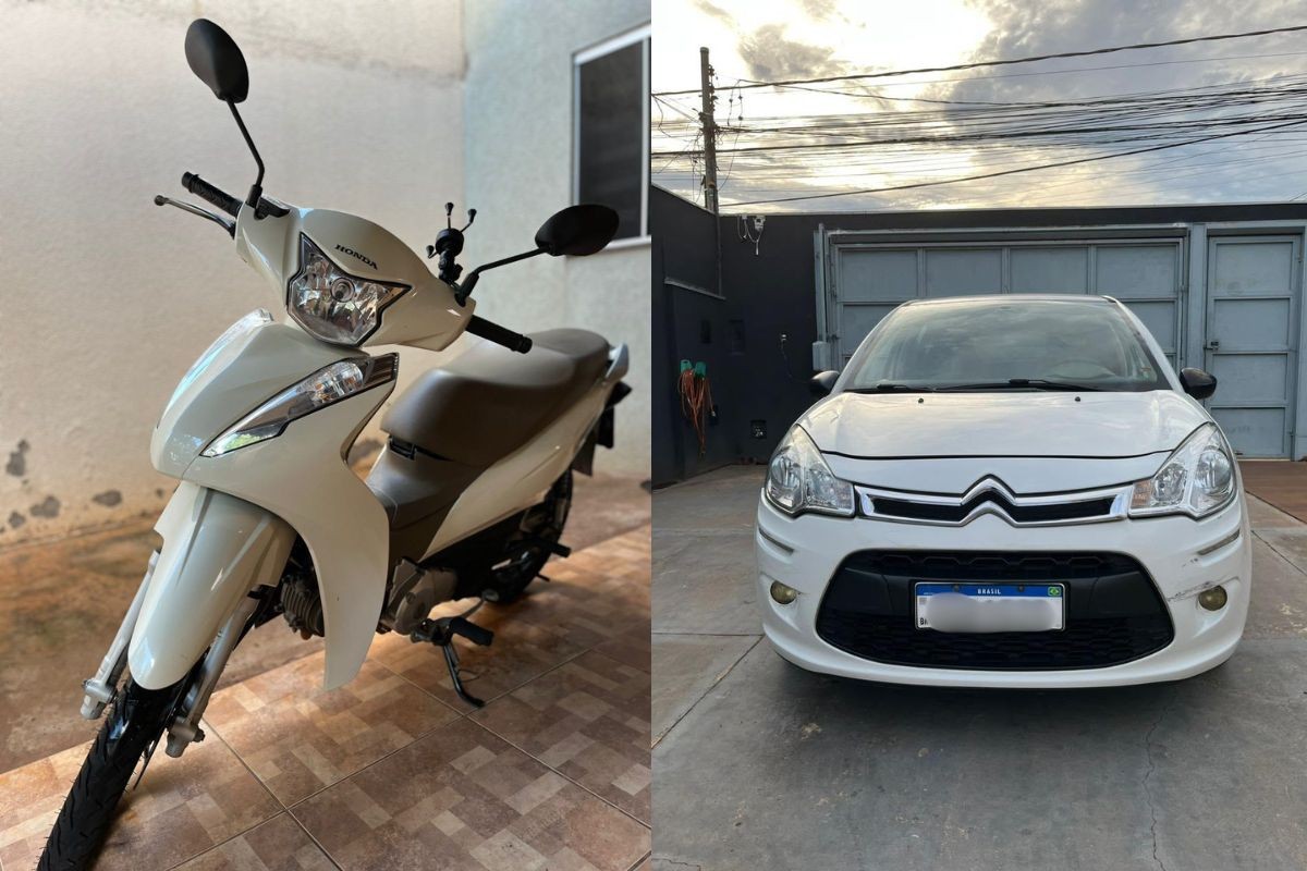 Casal entrega carro, moto e R$ 12,5 mil em dinheiro em negociação e acaba vítima de golpe