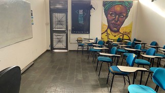 Sala de aula para cursinho pré-vestibular — Foto: Nat Coutinho/g1