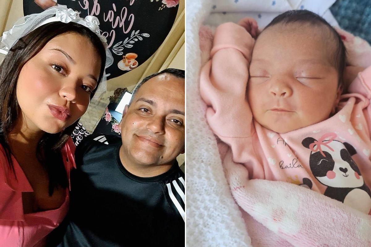 Casal descobre gravidez no parto e recebe bebê surpresa no litoral de SP