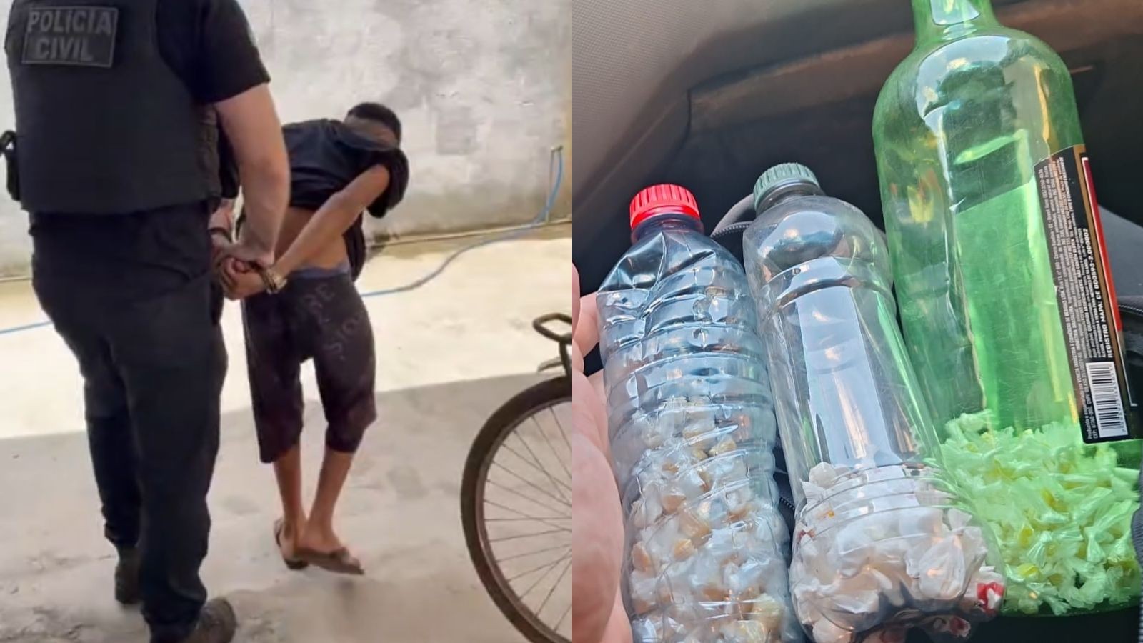 Adolescente com mandado de internação por agredir a mãe é flagrado com mais de 300 porções de drogas no PI
