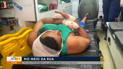 Homem leva golpes de faca em Araguaína e suspeito não é localizado