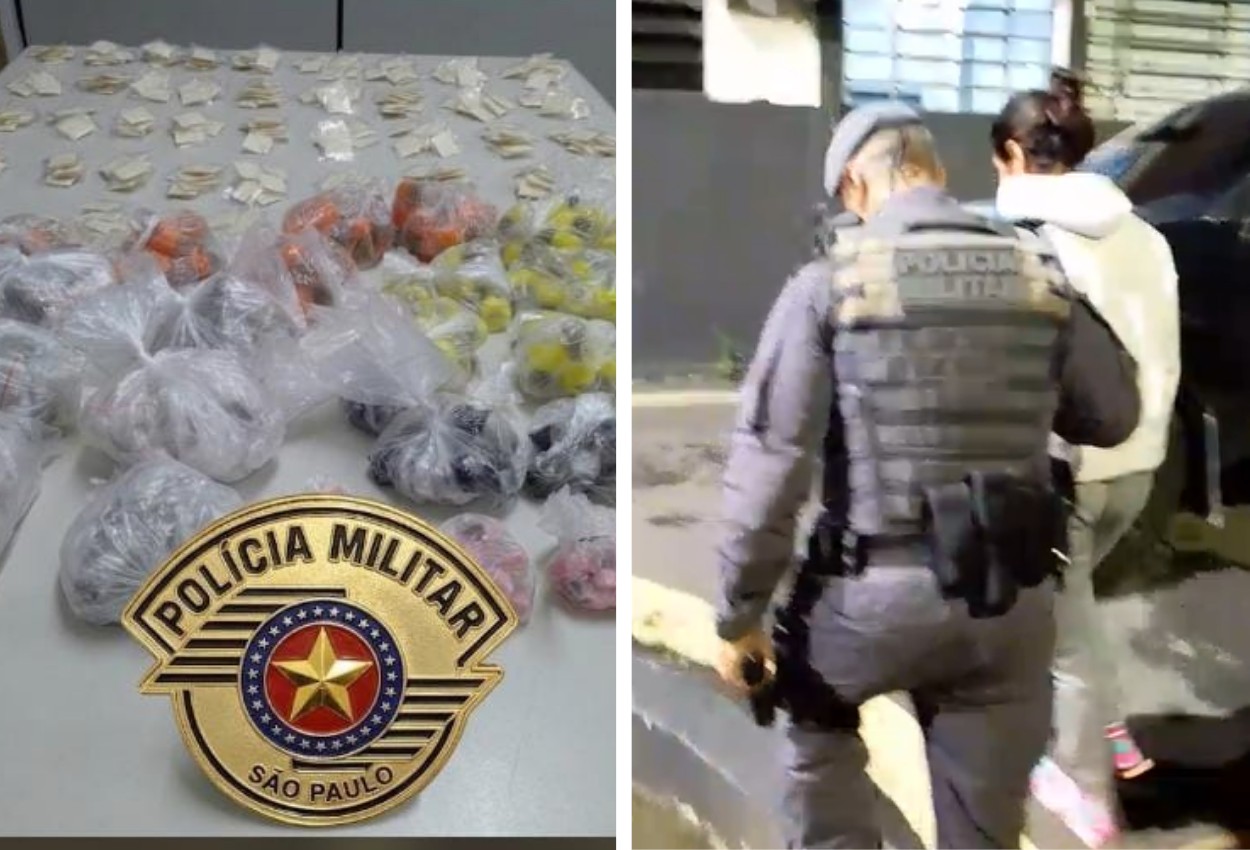 Mulher é presa após PM encontrar drogas em guarda-roupa em Itaquaquecetuba